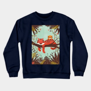 Sleeping tiger Crewneck Sweatshirt